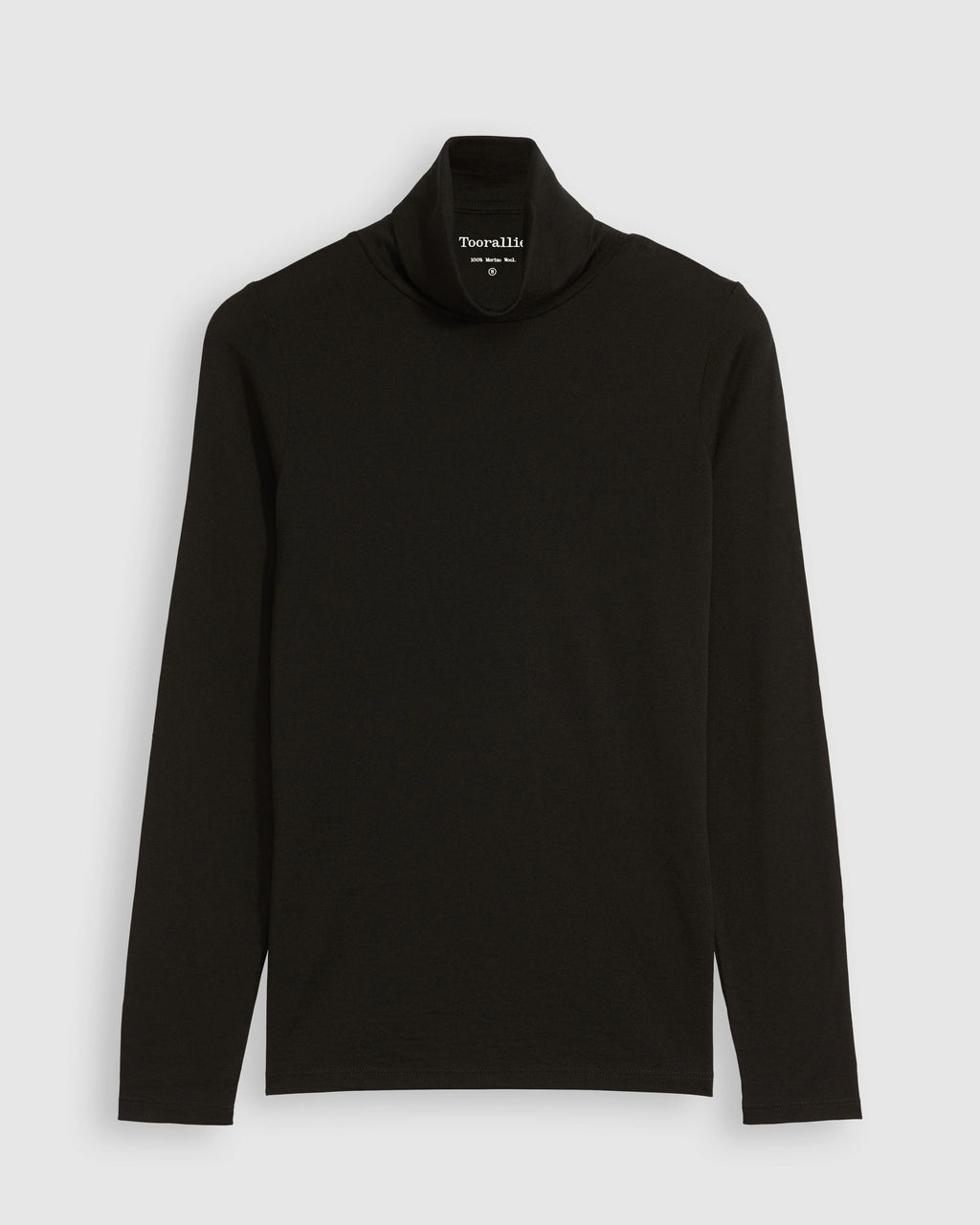 Turtleneck Merino Tee in Warm White or Black