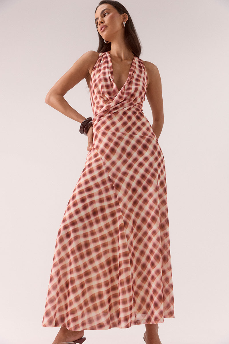 Euphoria Dress Check Sovere