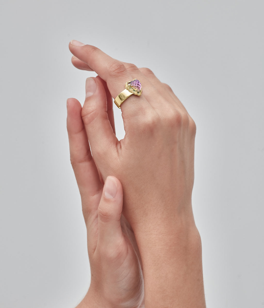 Love Claw Mystic Quartz Gold Stolen Girlfriends