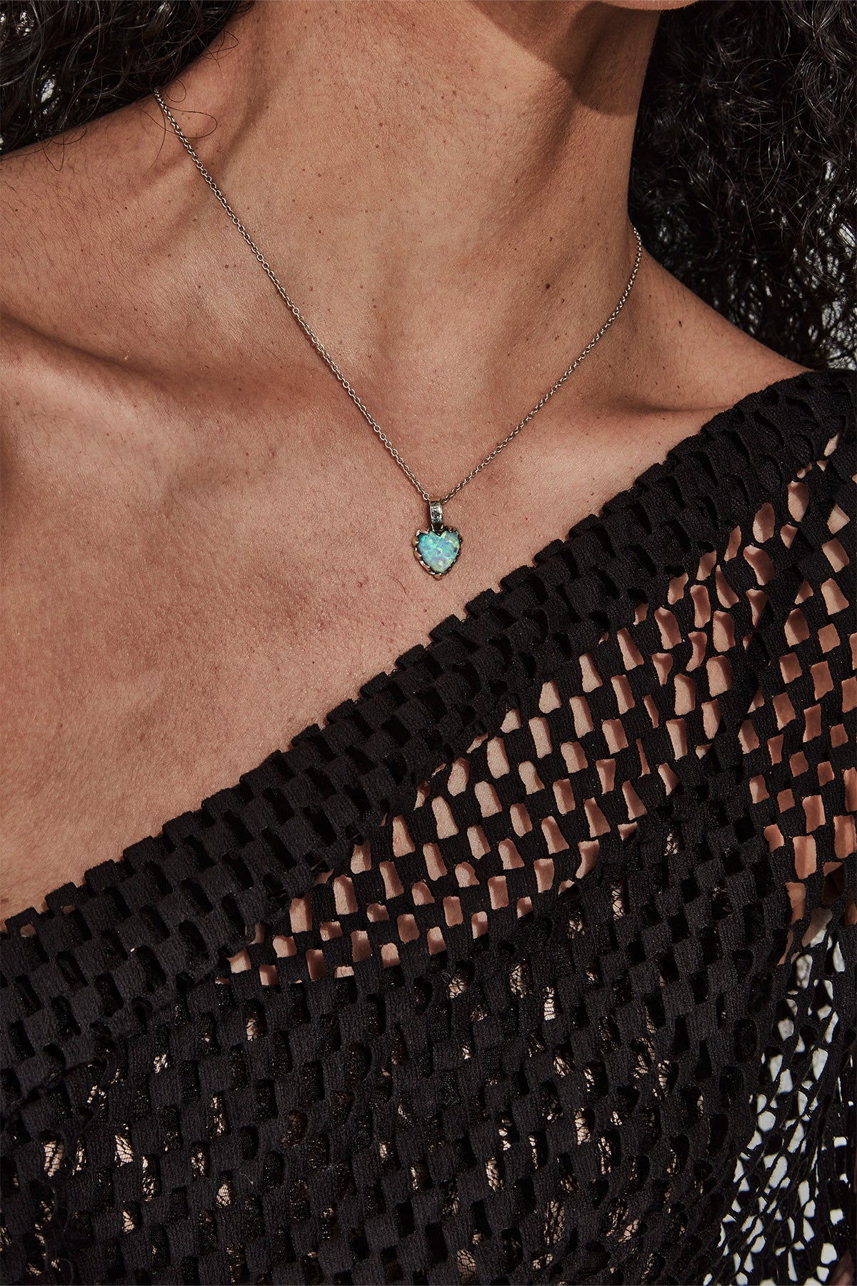 Stolen Girlfriend Love claw necklace opal