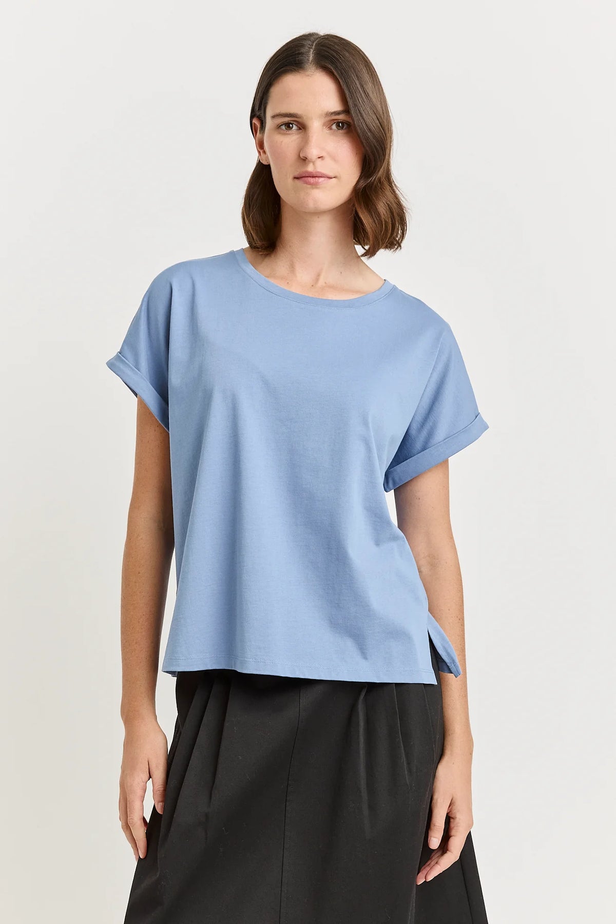 Organic Cotton Roll Sleeve Tee - Toorallie