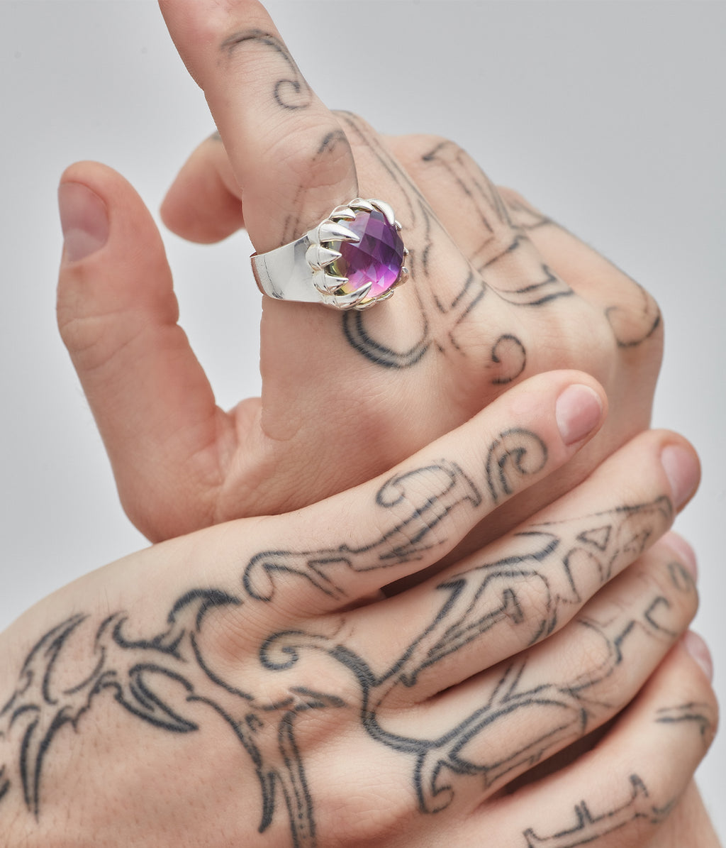 Claw Ring Mystic Quartz Stolen Girlfriends