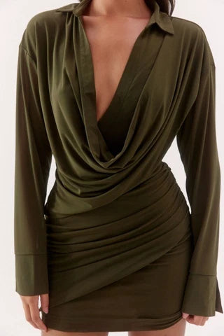 Selen Shirt Dress - Sovere