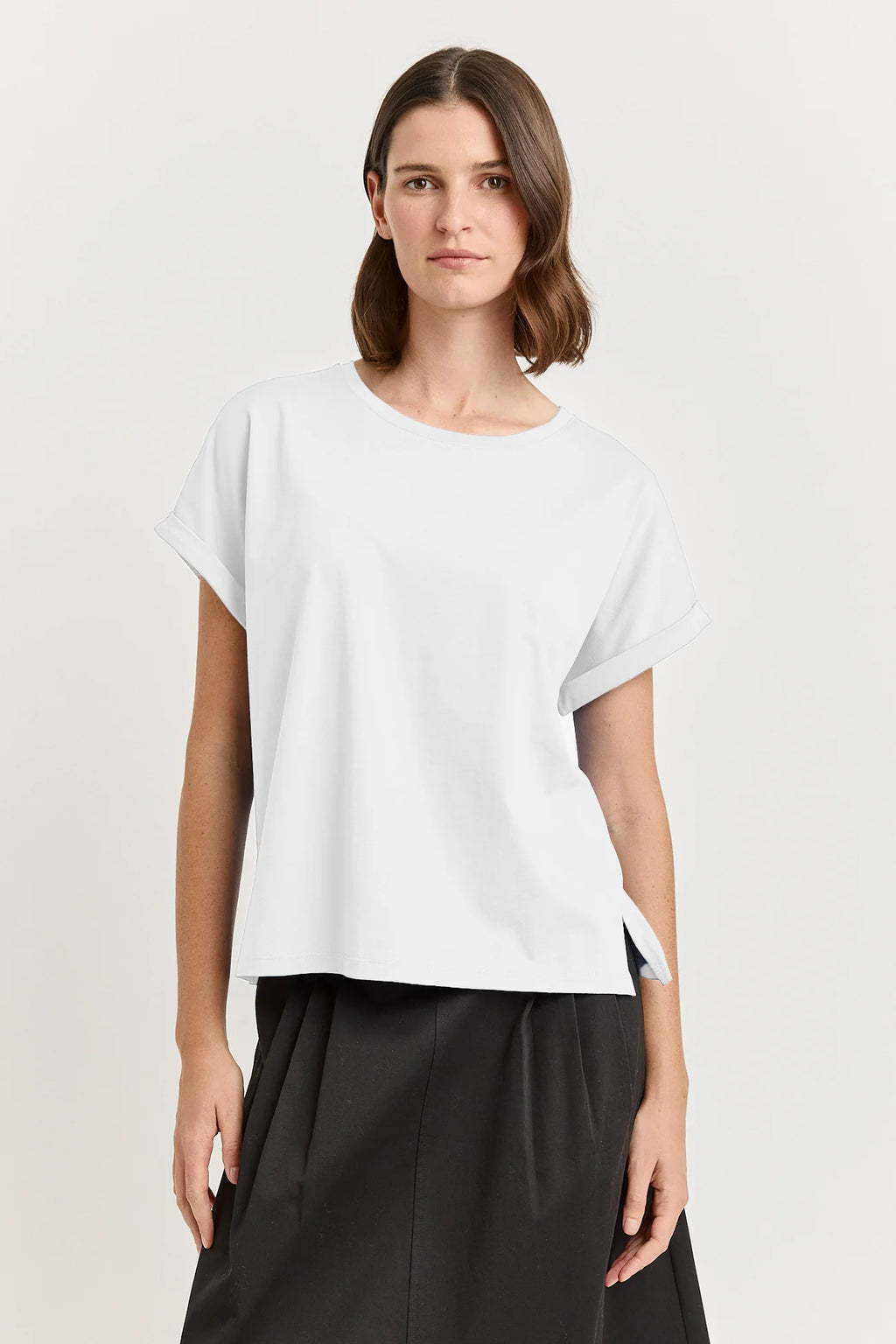 Organic Cotton Roll Sleeve Tee - Toorallie