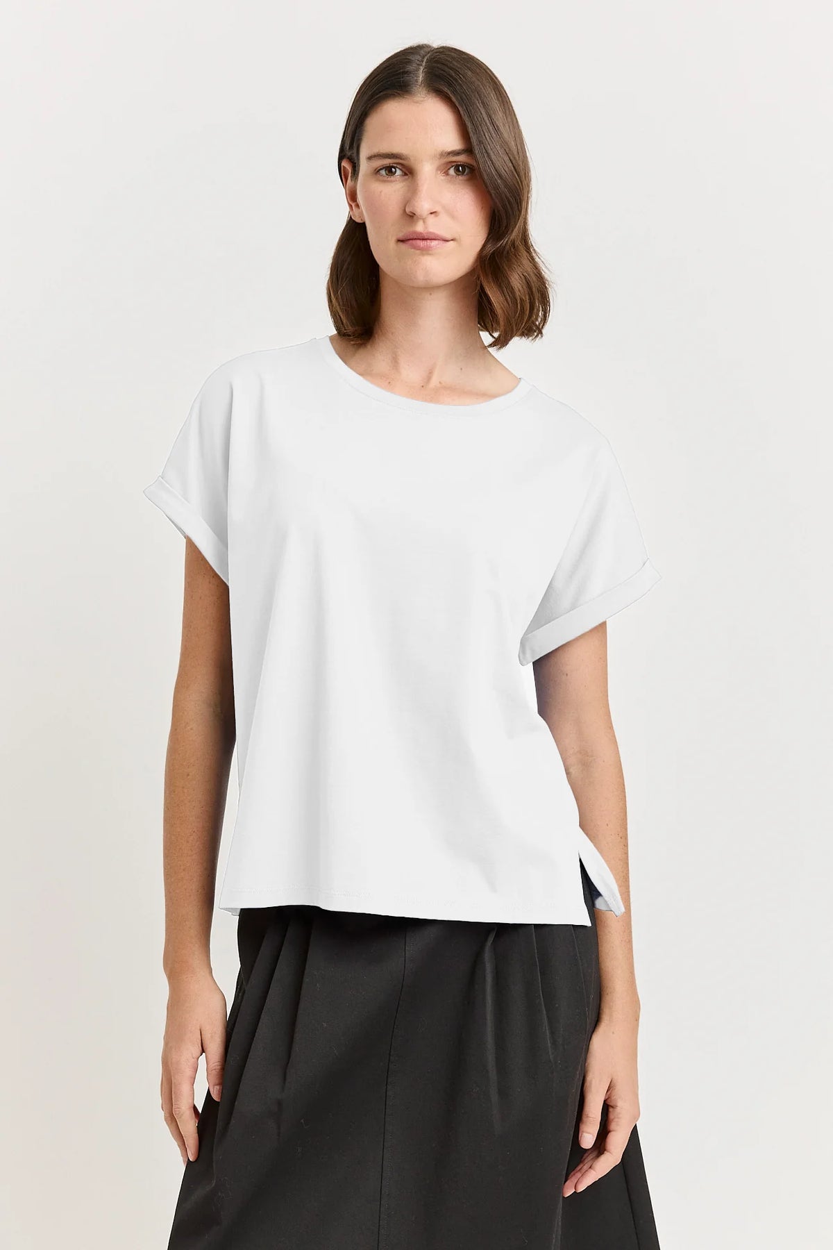 Organic Cotton Roll Sleeve Tee - Toorallie