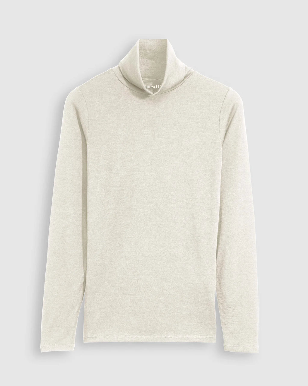 Turtleneck Merino Tee in Warm White or Black