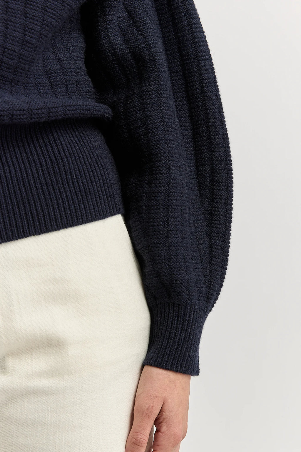 Grid Knit Zip Through Knit Toorallie
