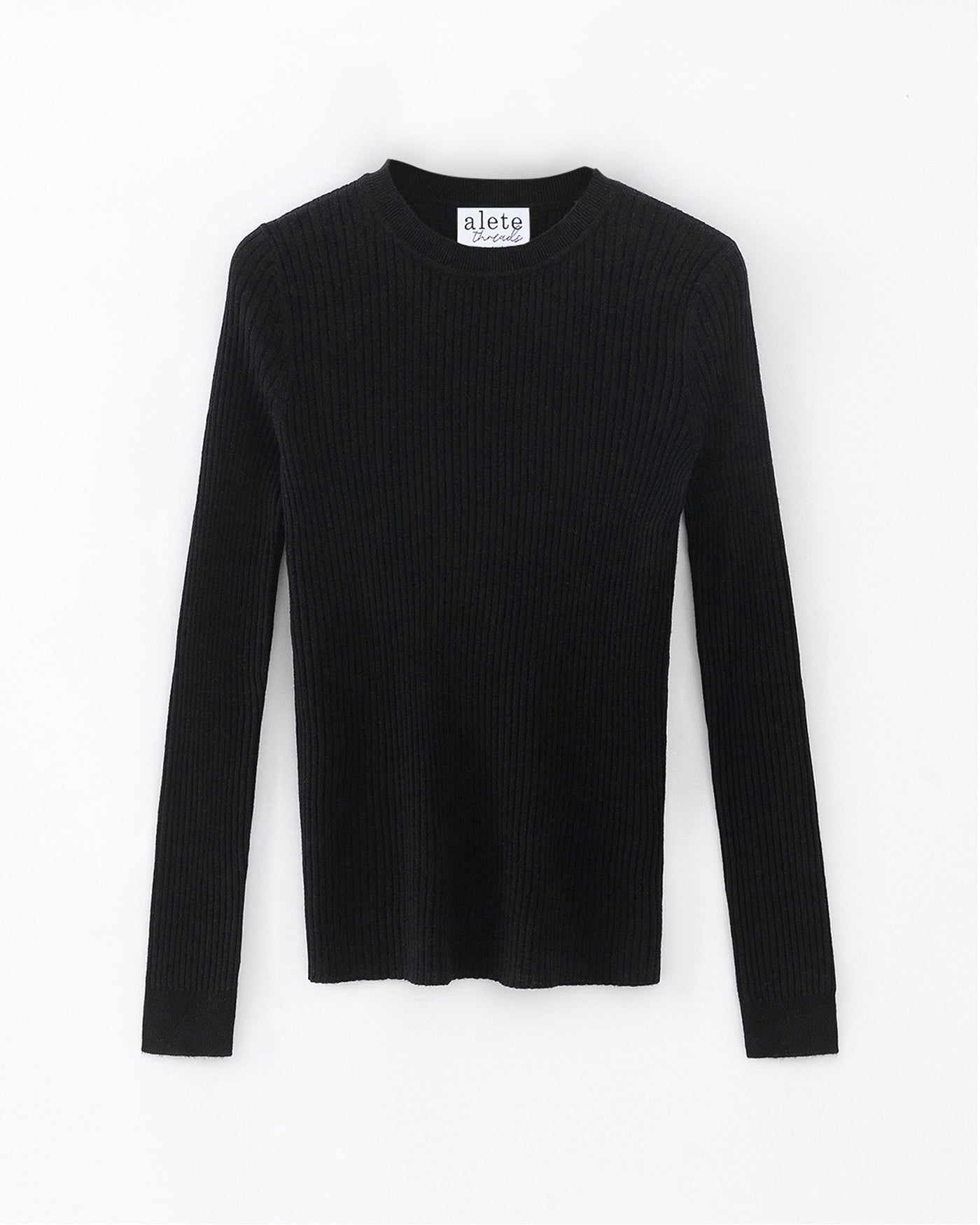 Vespa Ribbed LS Crew Alete