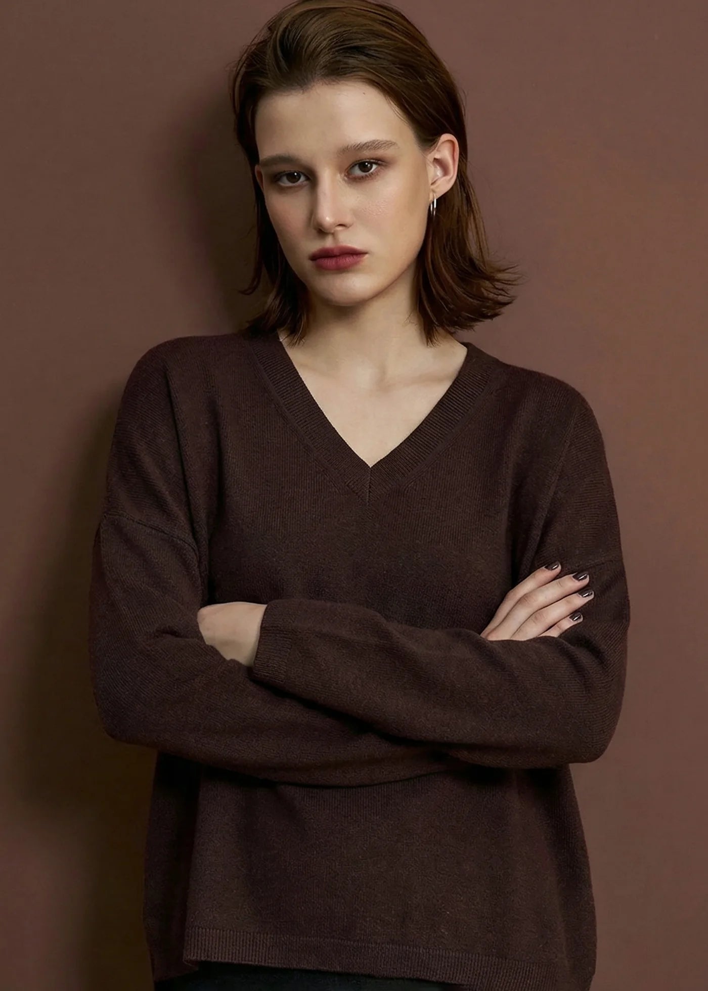 Always V neck Knit.  Alete Threads