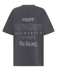 SSAINT No Vacancy charcoal tee