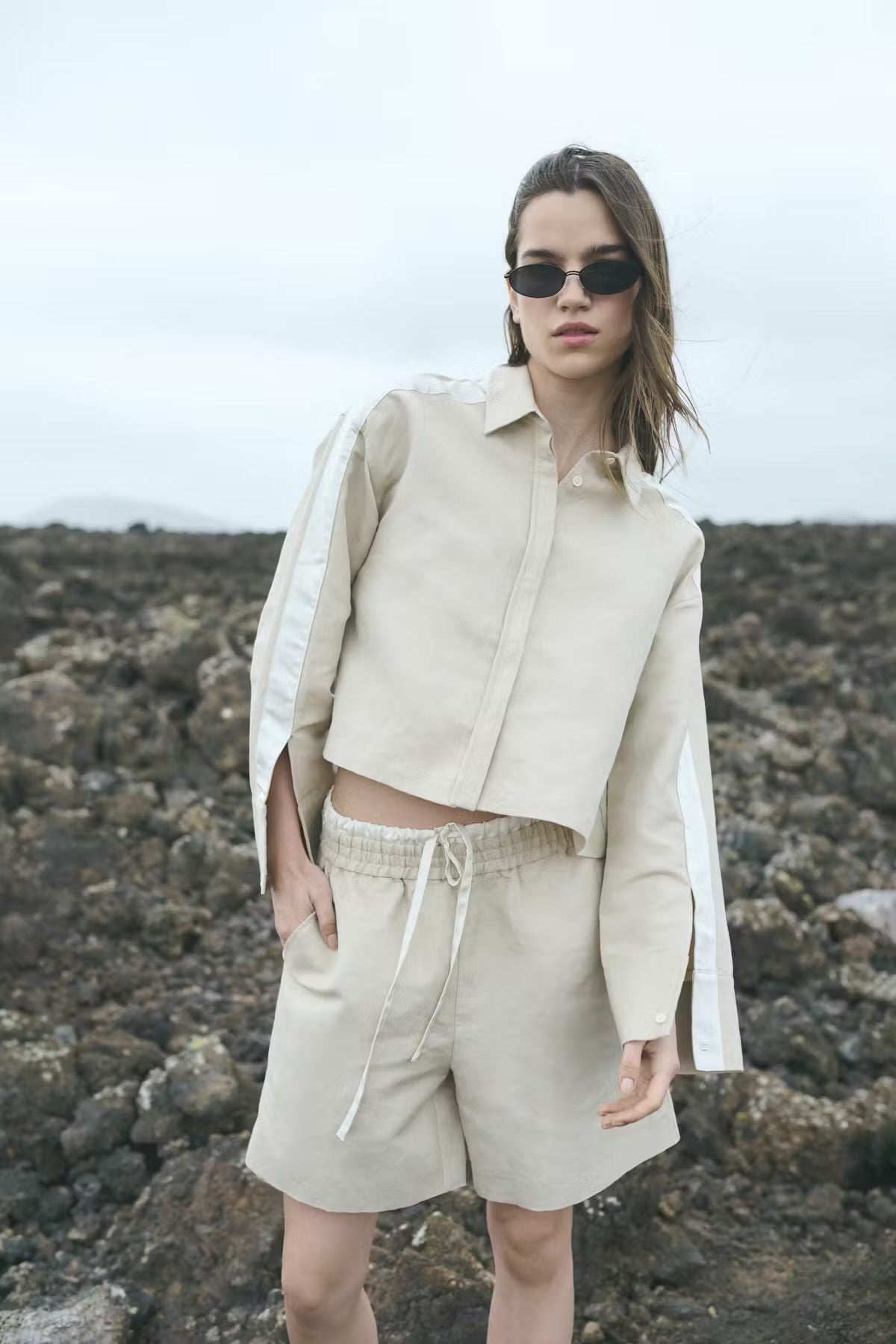 Obi Shirt Jacket in Peyote