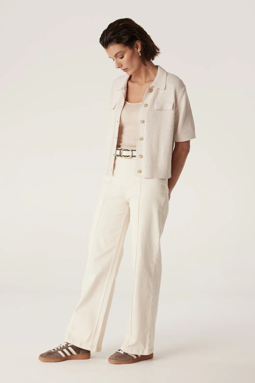Flax Knit Top in Calico