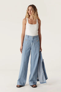 Ellie Pant in Chambray