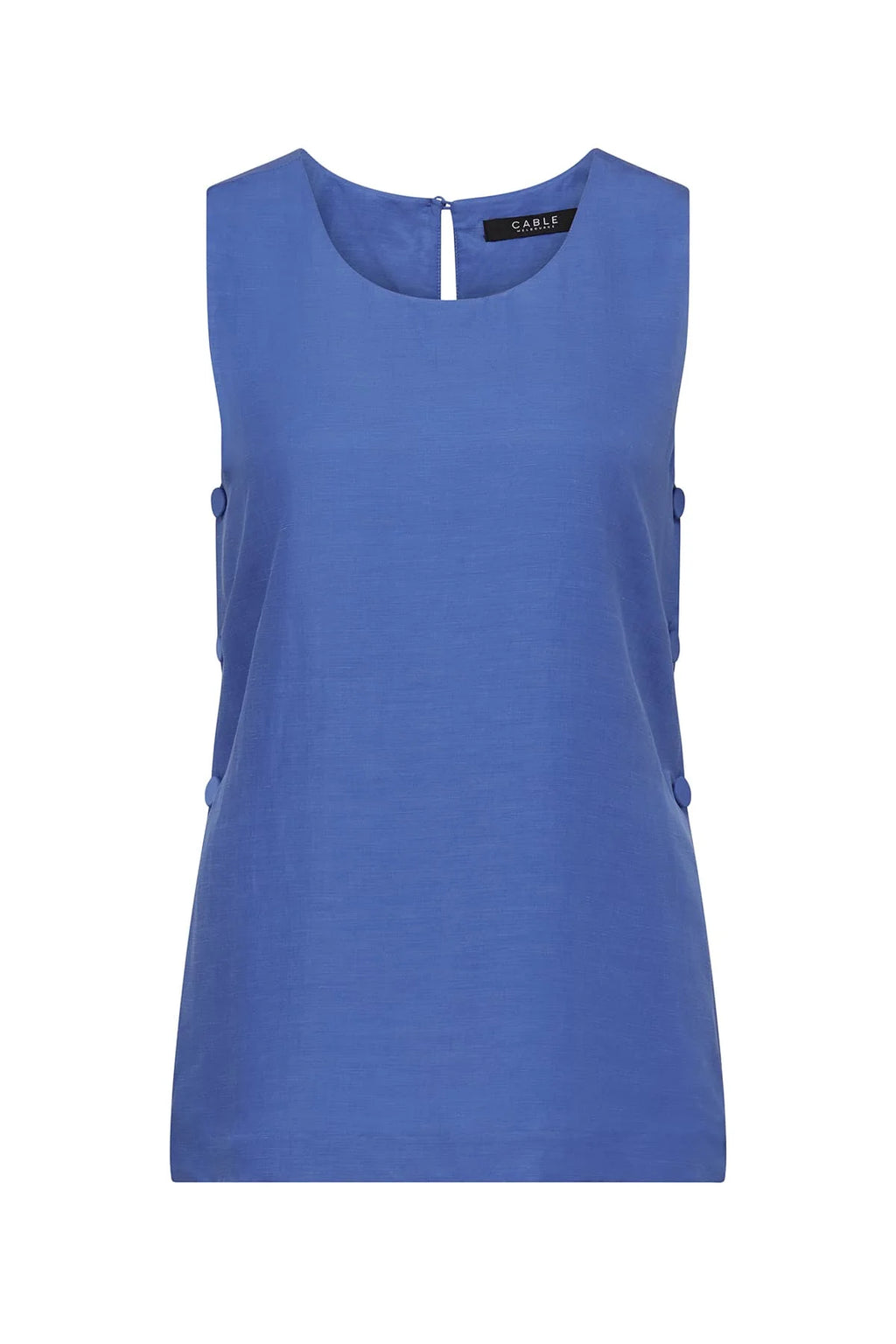 Tyler Top in Cornflower Blue