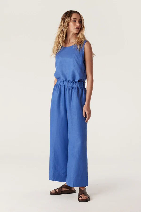 Tyler Top in Cornflower Blue