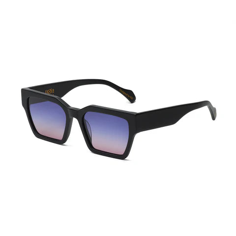 Carnage Matt Black with Blue Purple AGE Eyeware