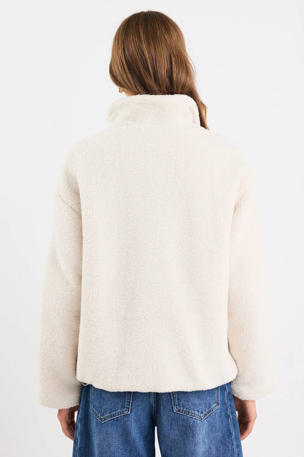 Chalet Taupe Sherpa Collard Jacket