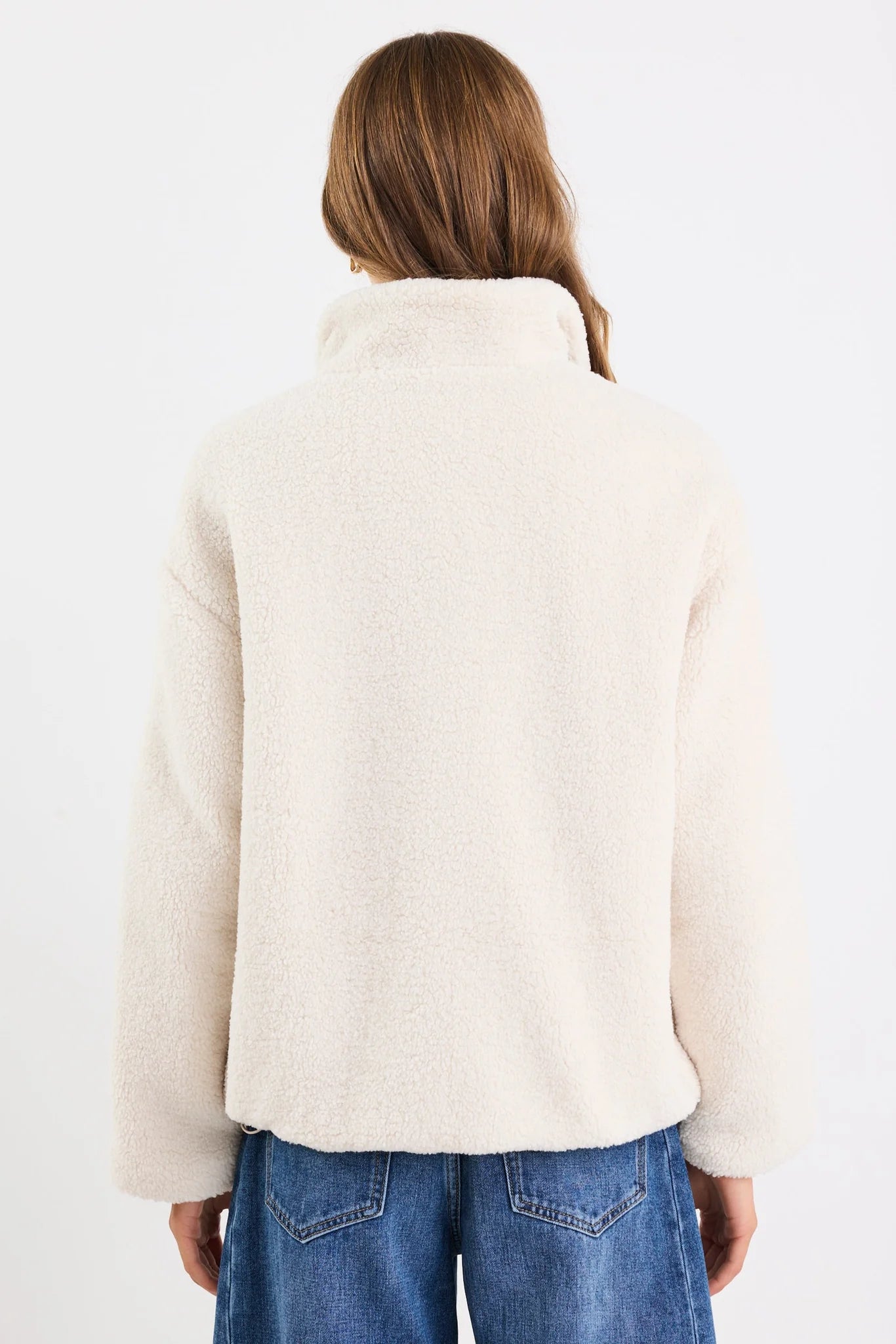Chalet Taupe Sherpa Collard Jacket
