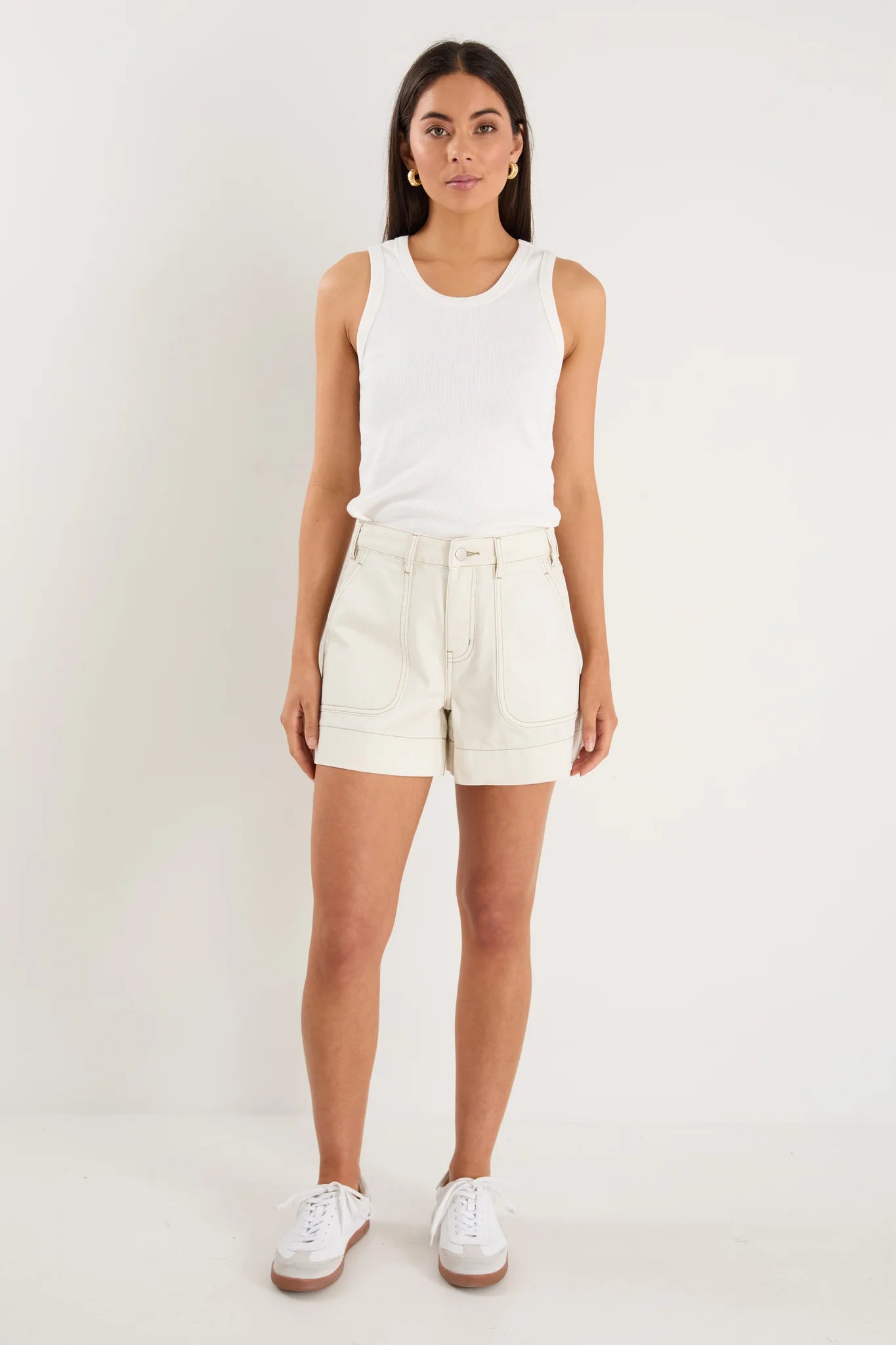 Kindly Pocket Front Denim Short