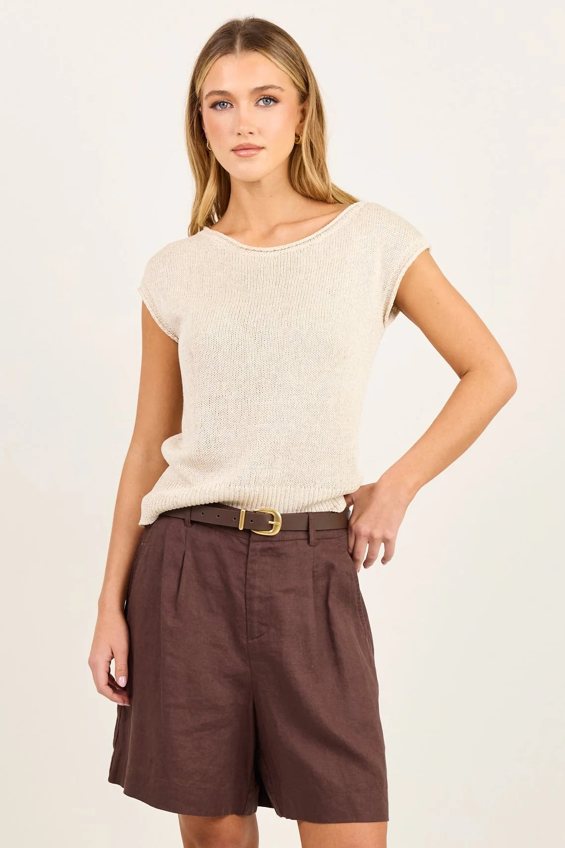 Literal Linen Pleat front Shorts - Stories be Told
