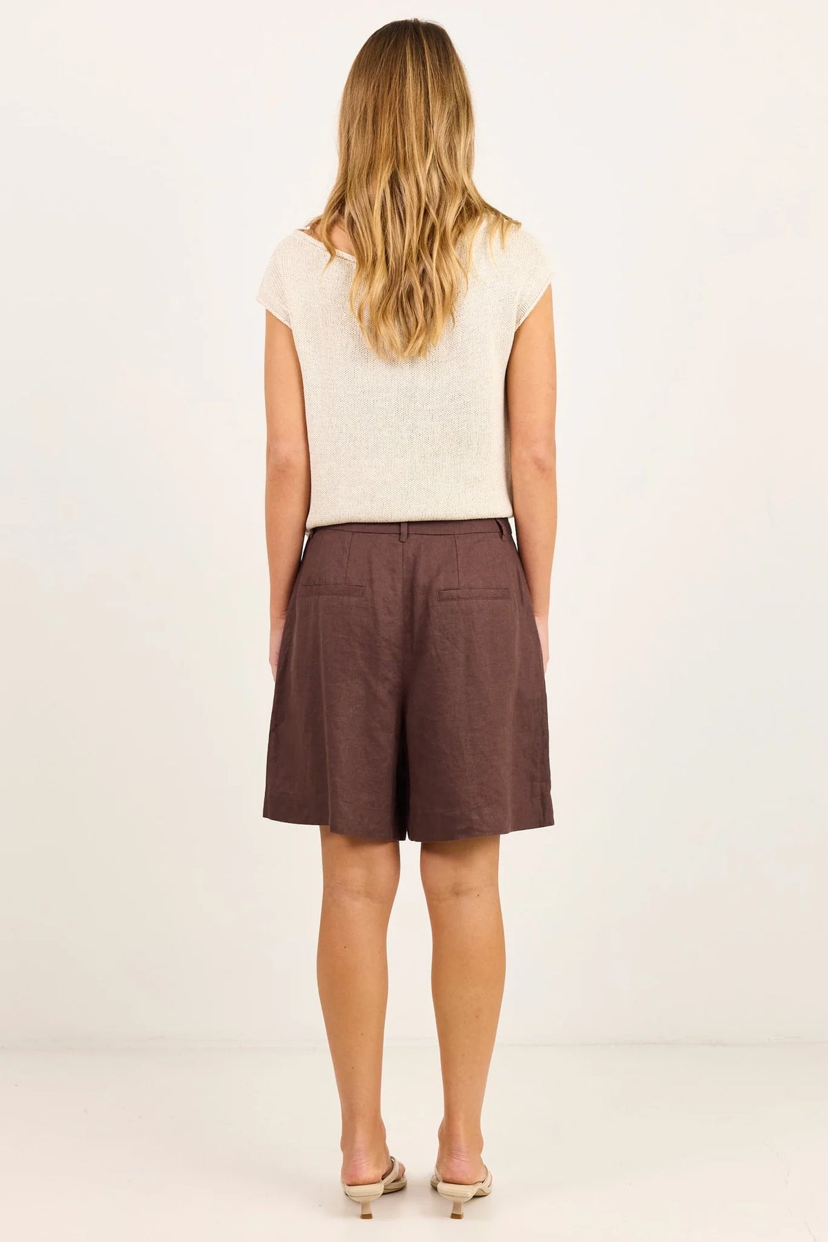 Literal Linen Pleat front Shorts - Stories be Told