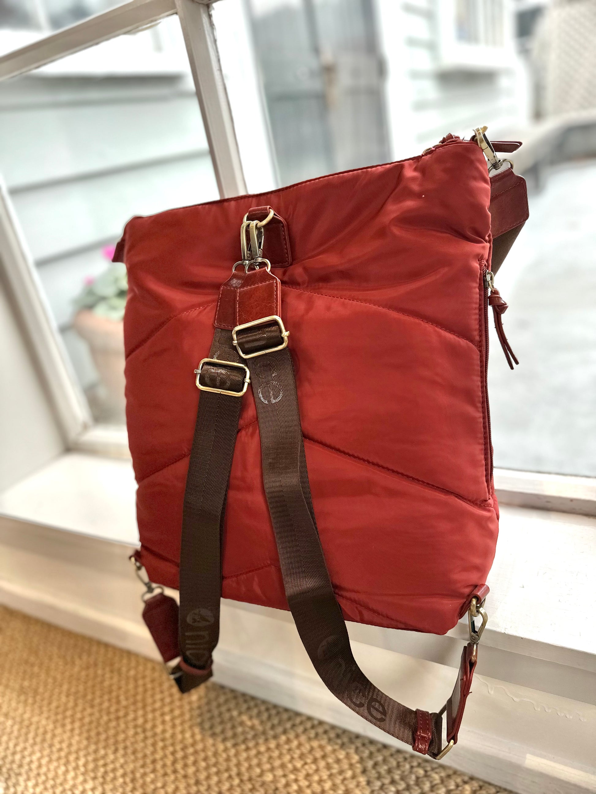 Laptop Backpack in Orange