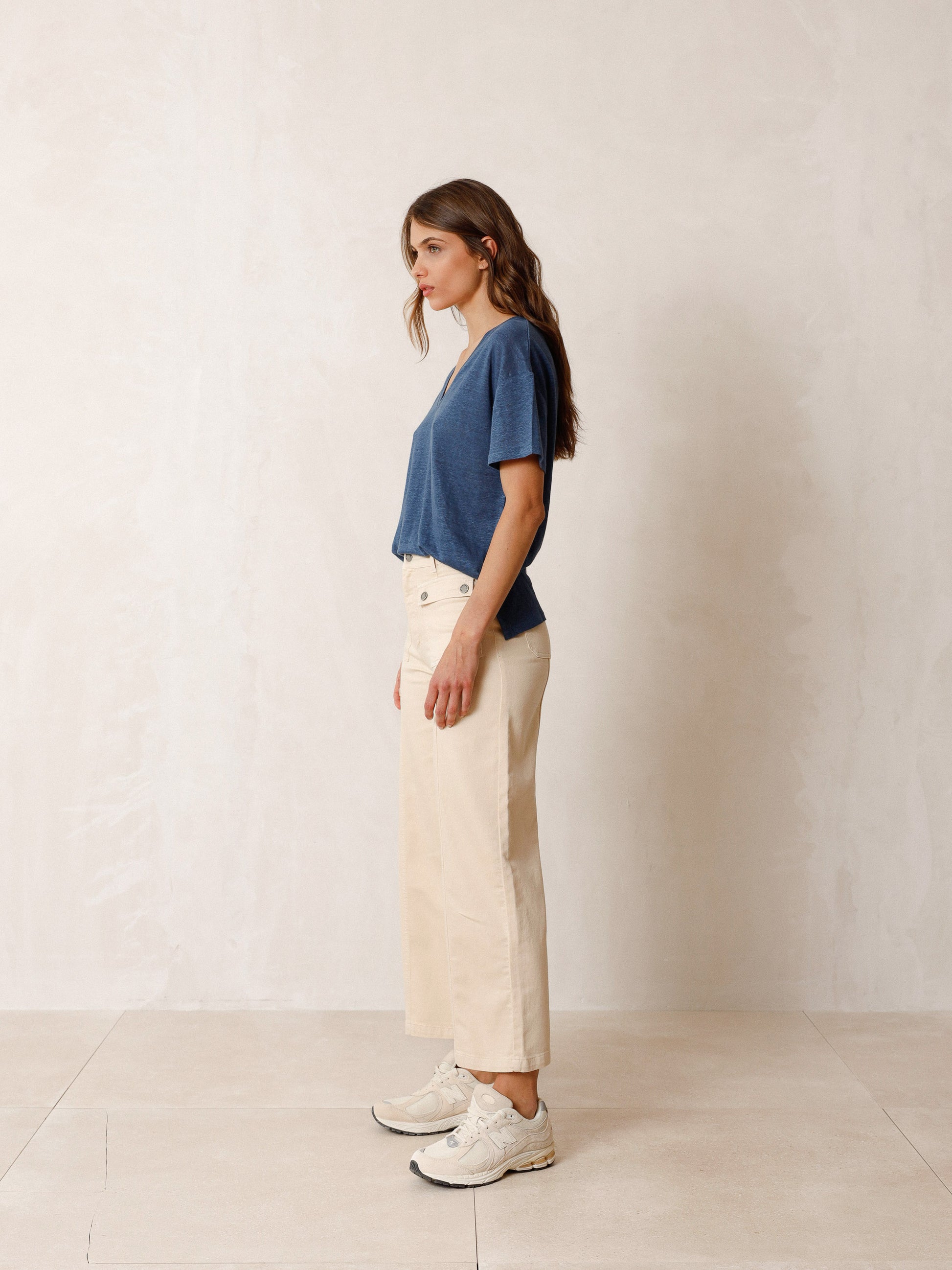 Front Pocket Trousers in Crudo