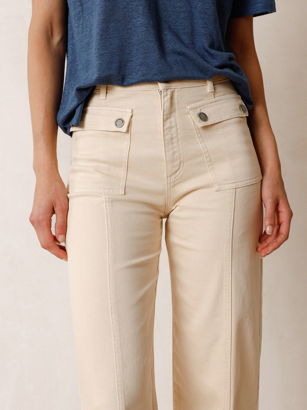 Front Pocket Trousers in Crudo