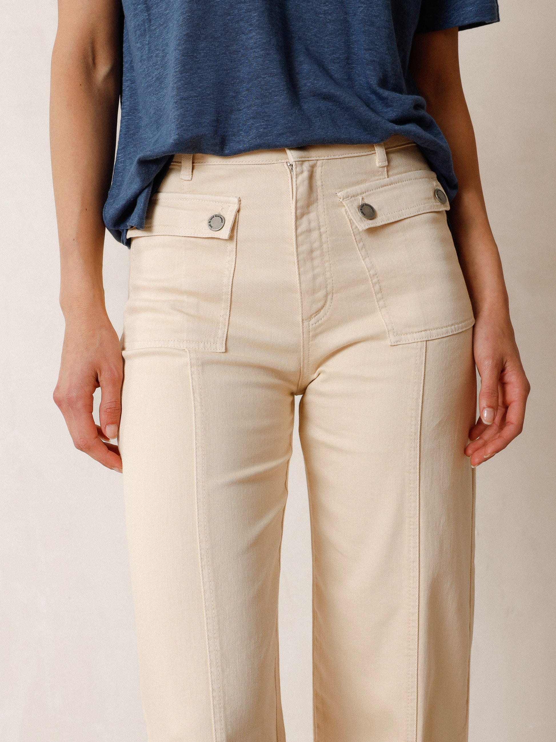 Front Pocket Trousers in Crudo