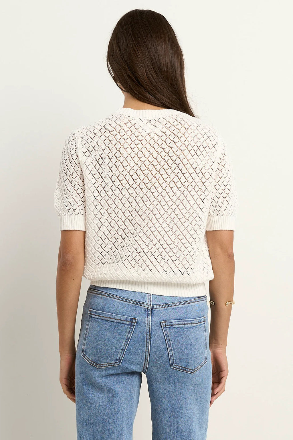 Dapple Ivory Boxy Knit  Ivy + Jack