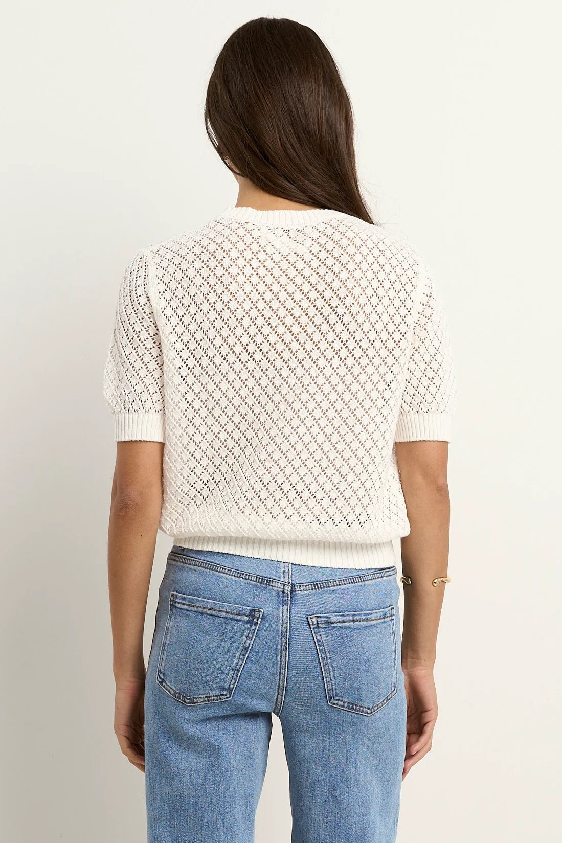 Dapple Ivory Boxy Knit  Ivy + Jack