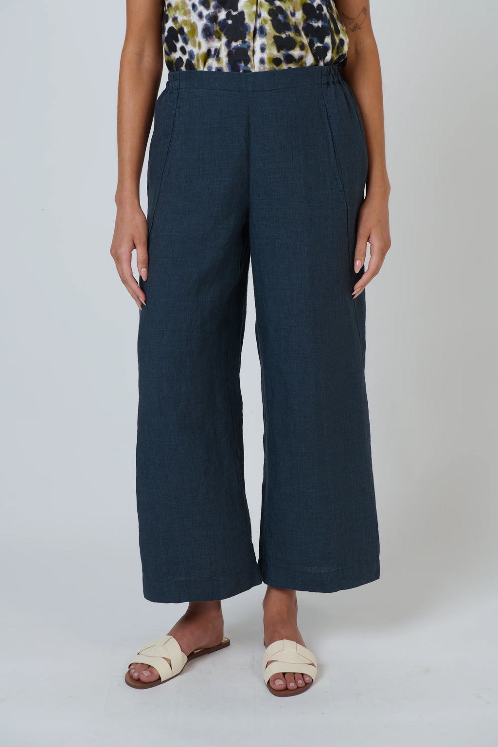 GS Gunsmoke Linen Pants - Naturals by 0&J