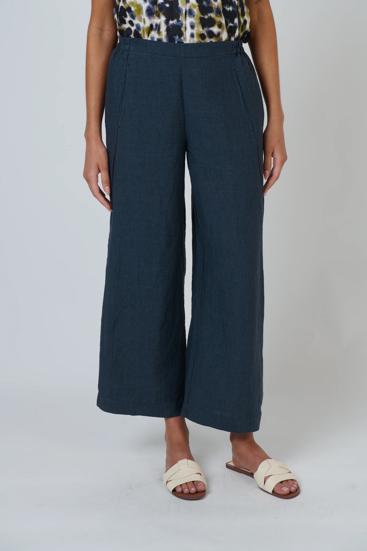 GS Gunsmoke Linen Pants - Naturals by 0&J