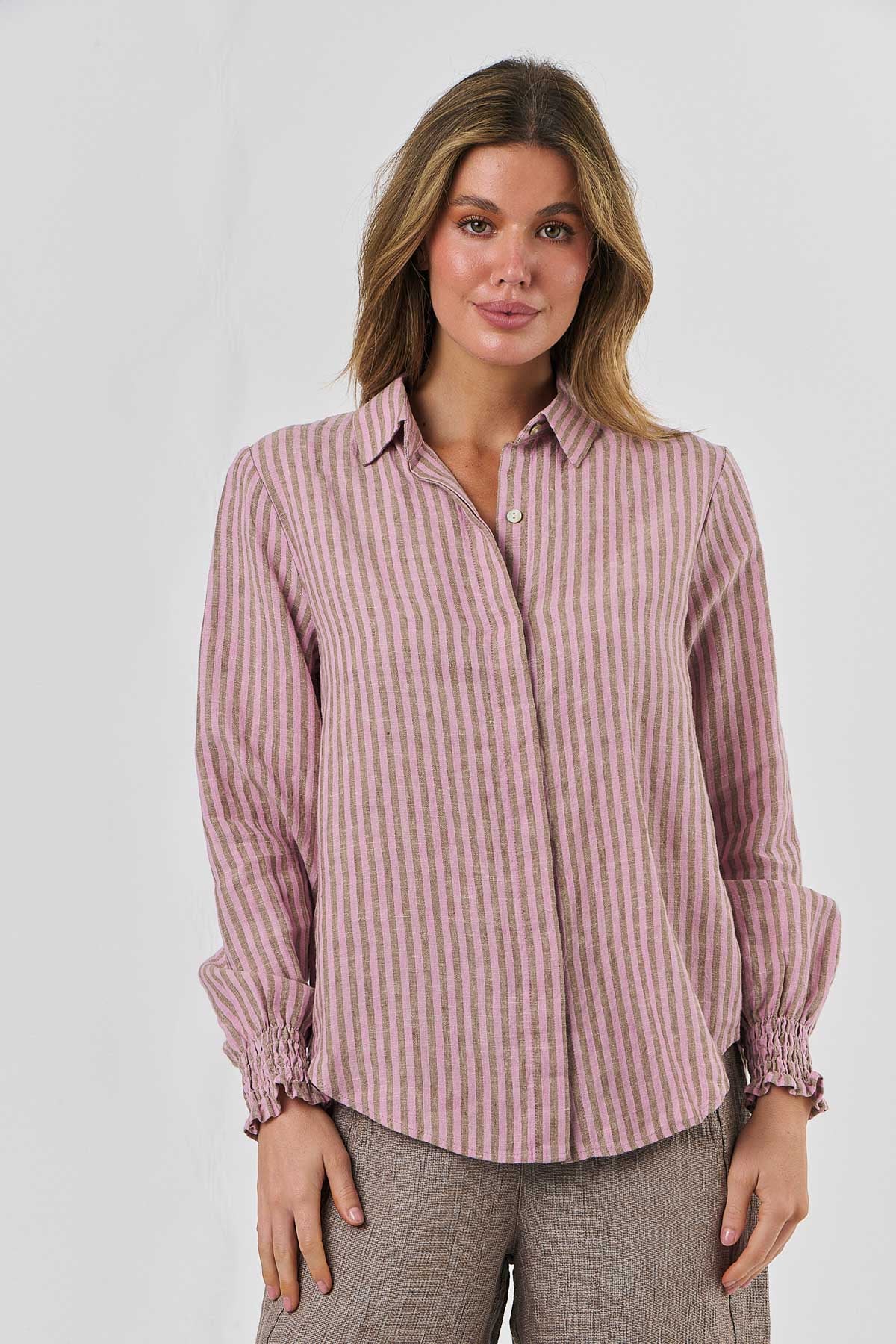 Stripe Shirt in Trifle