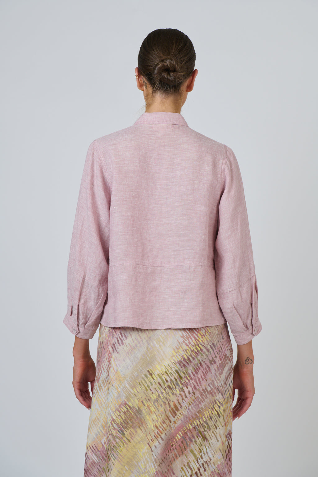 GA598 Linen Jacket Radish- Naturals