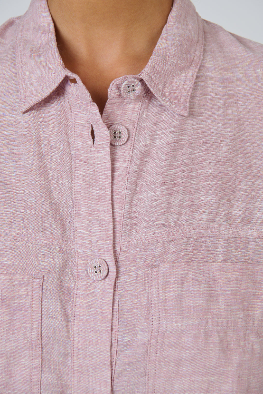 GA598 Linen Jacket Radish- Naturals