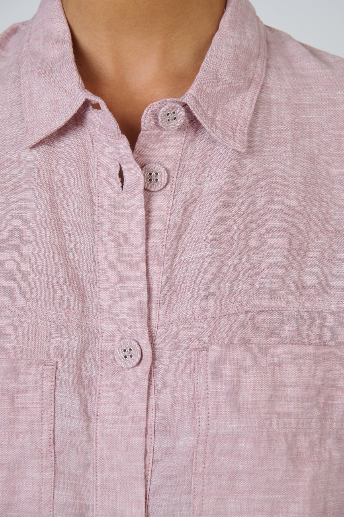 GA598 Linen Jacket Radish- Naturals
