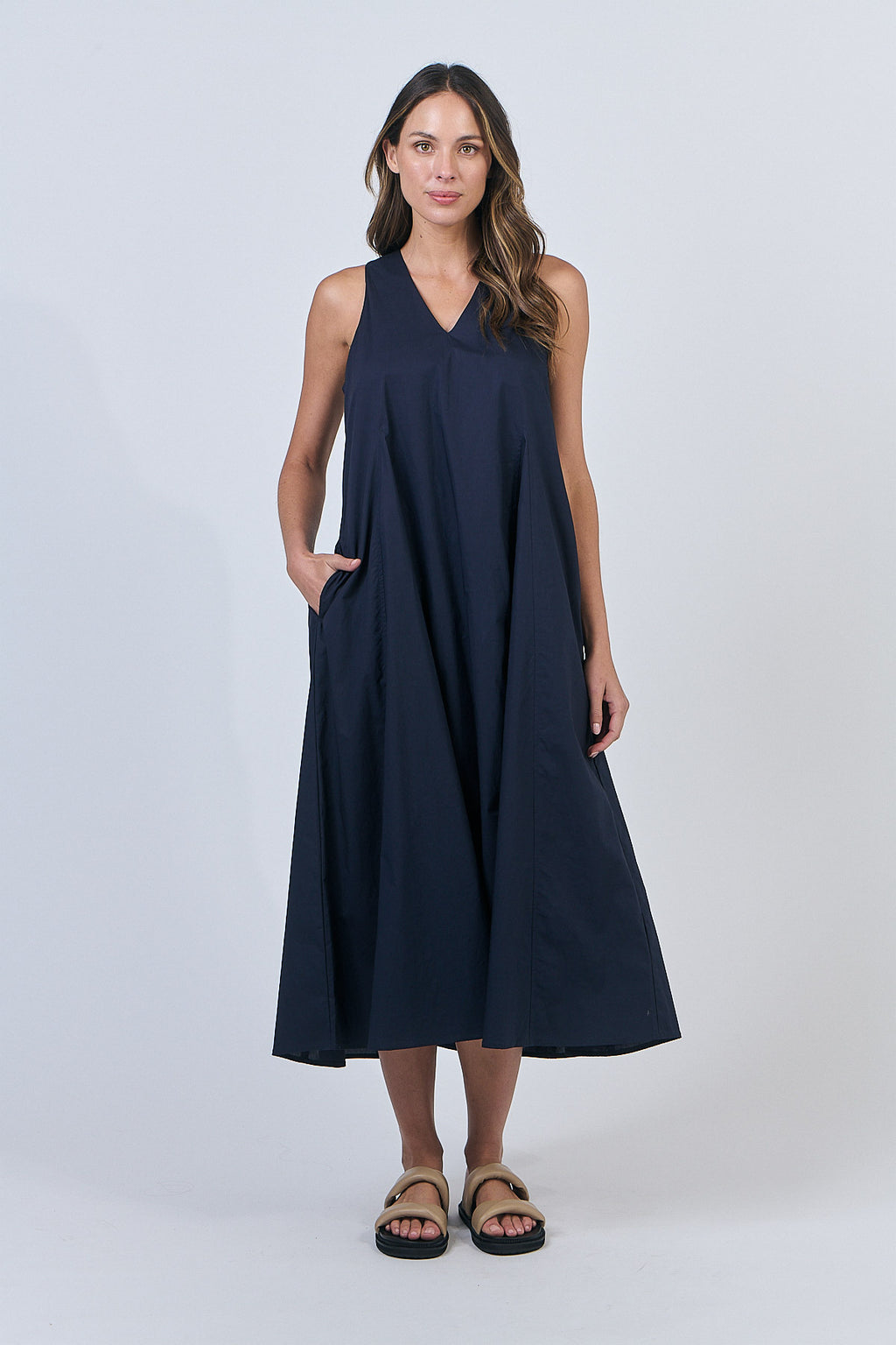 GA605IP Dress Ink Poplin Naturals