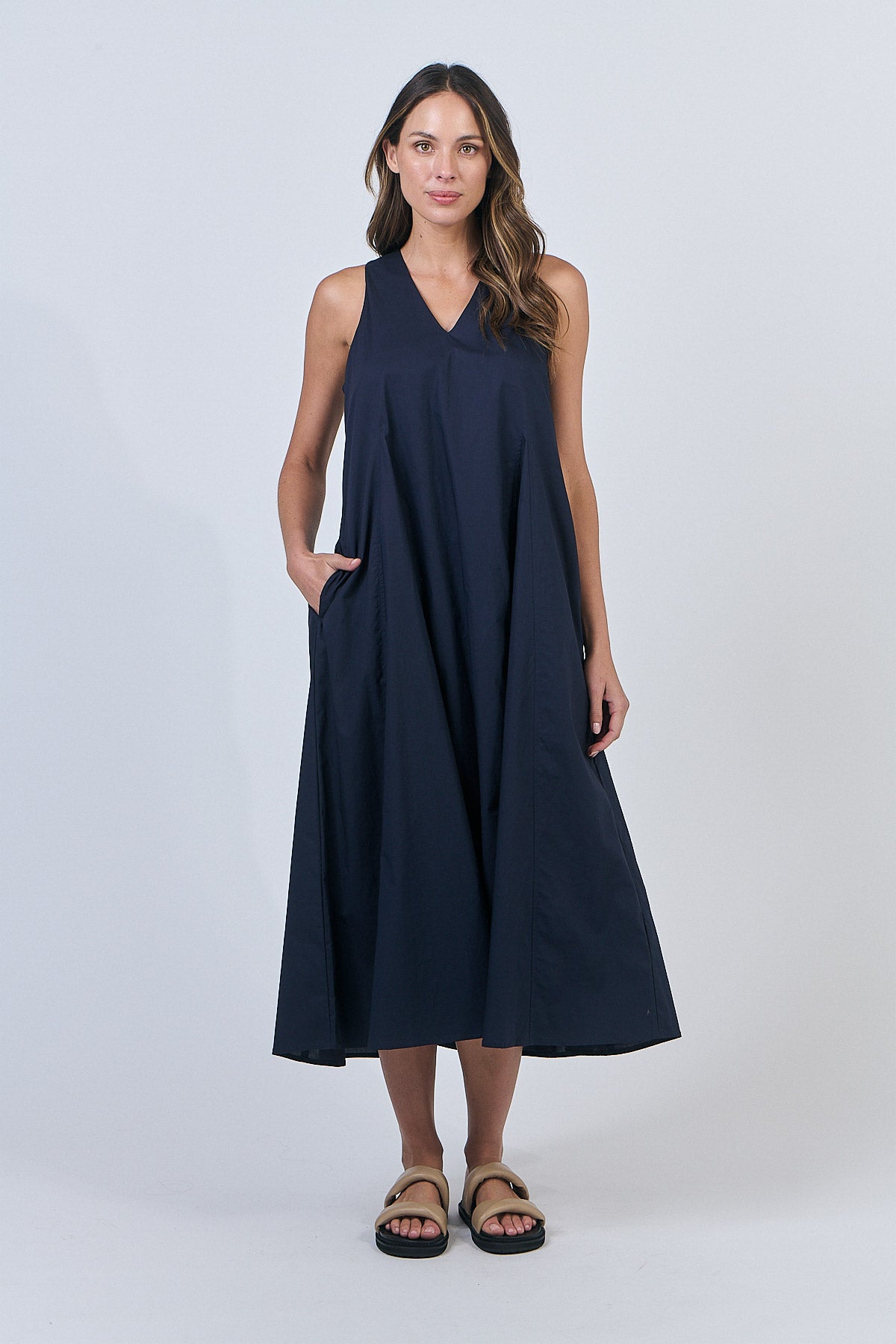 GA605IP Dress Ink Poplin Naturals