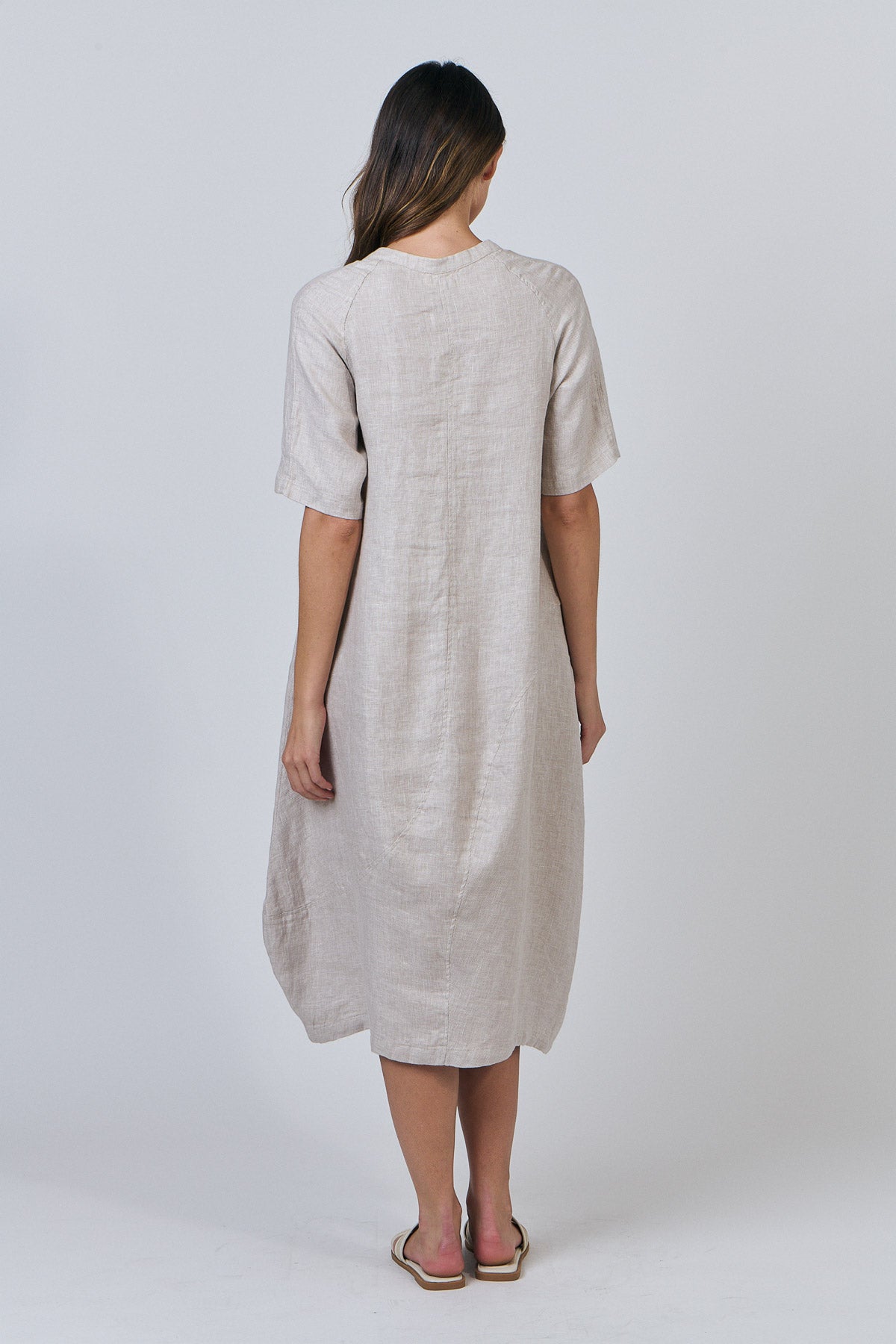 Janet dress in Dune or Poseidon  Naturals by  O&J