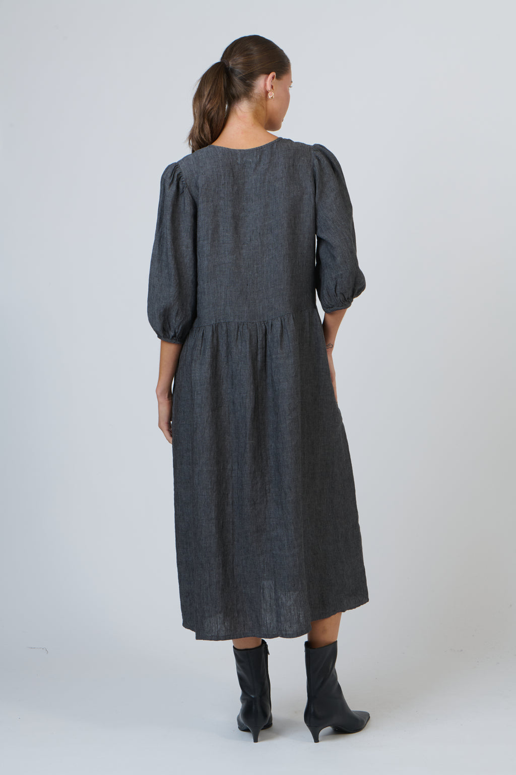 GA614MT Linen Dress Naturals