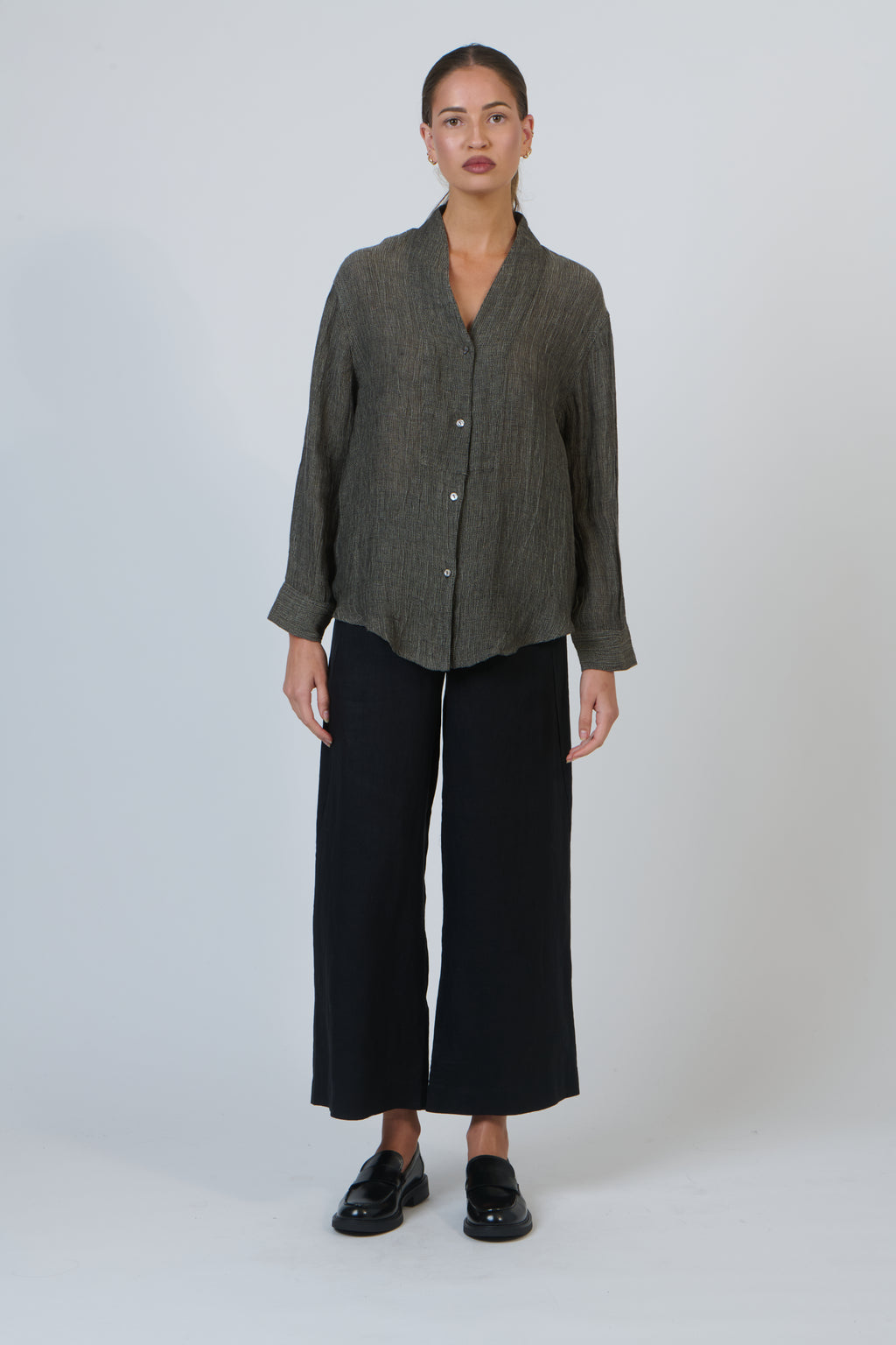 GA398BL Naturals Linen Pants