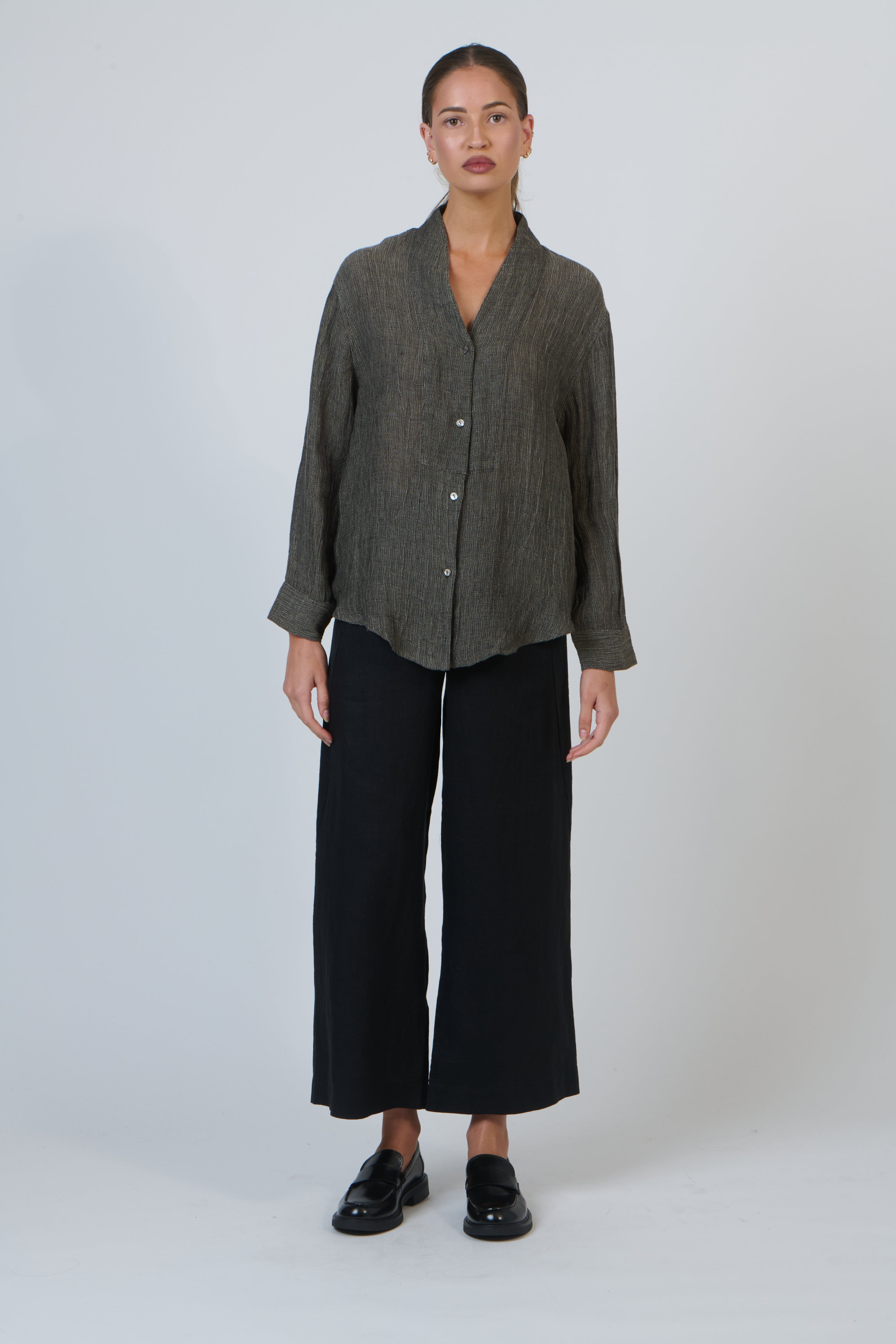 GA398BL Naturals Linen Pants