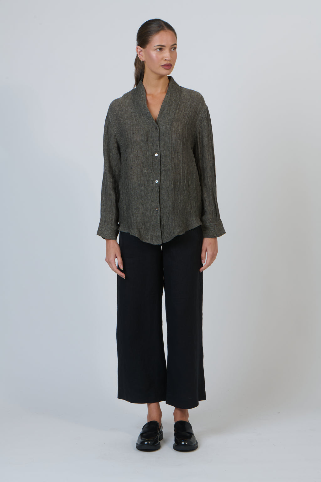 GA398BL Naturals Linen Pants