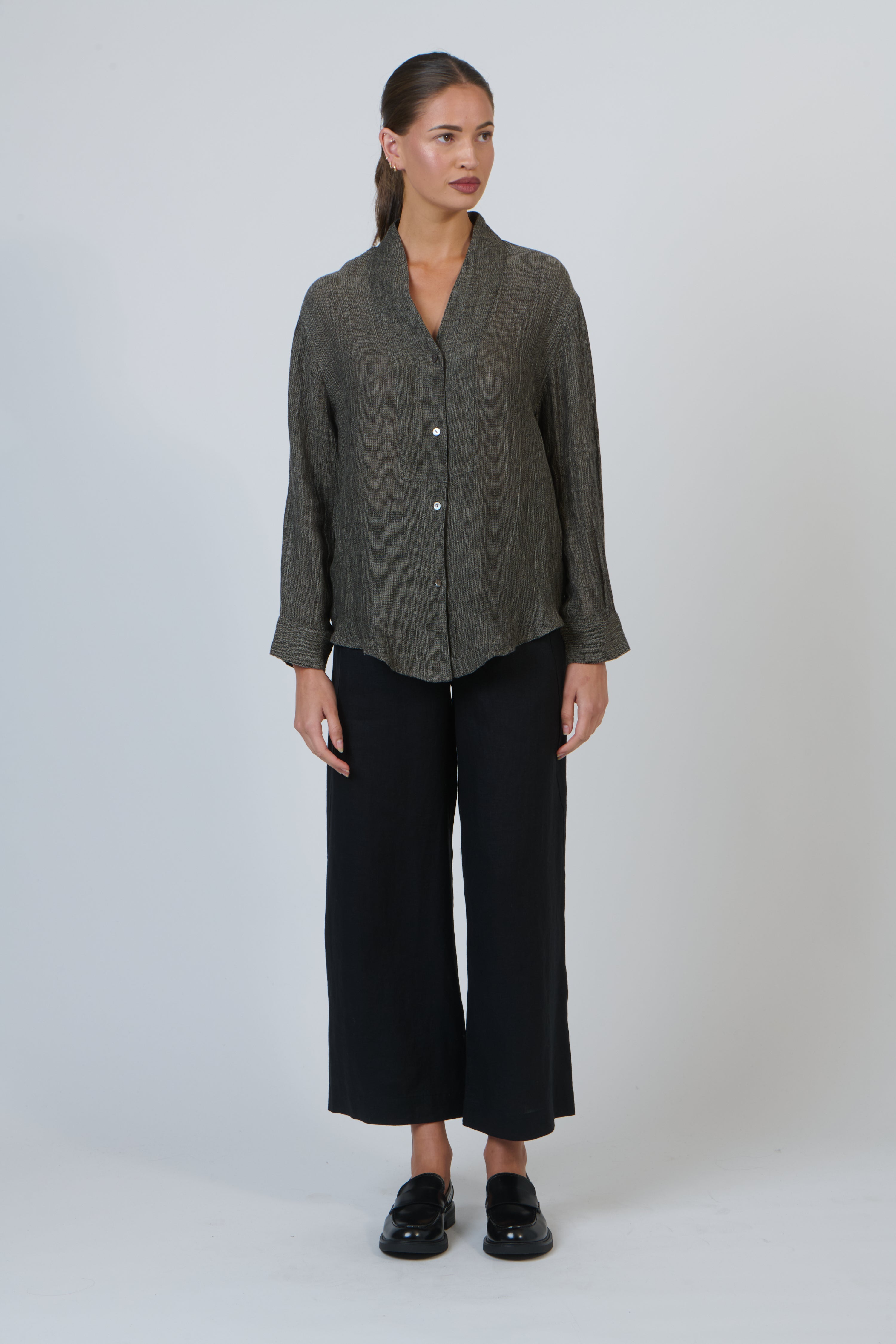 GA398BL Naturals Linen Pants