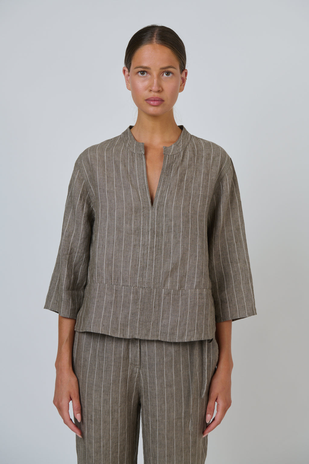 GA668 Linen Top Gauze - Naturals