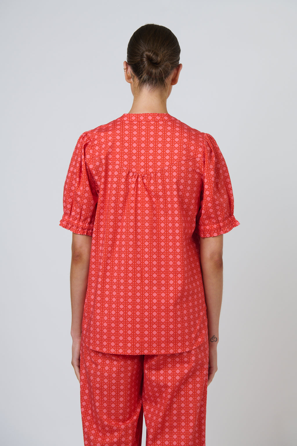 GA693 Poplin Top - Naturals
