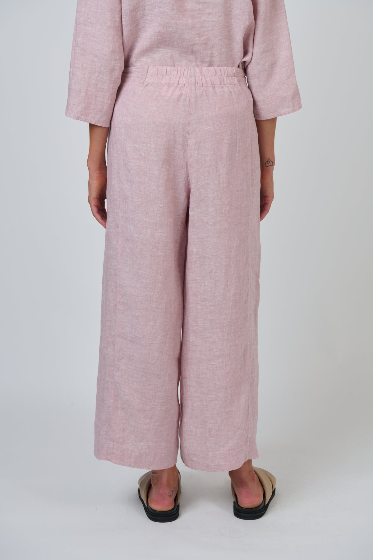 GA698 Linen Pants Radish - Naturals