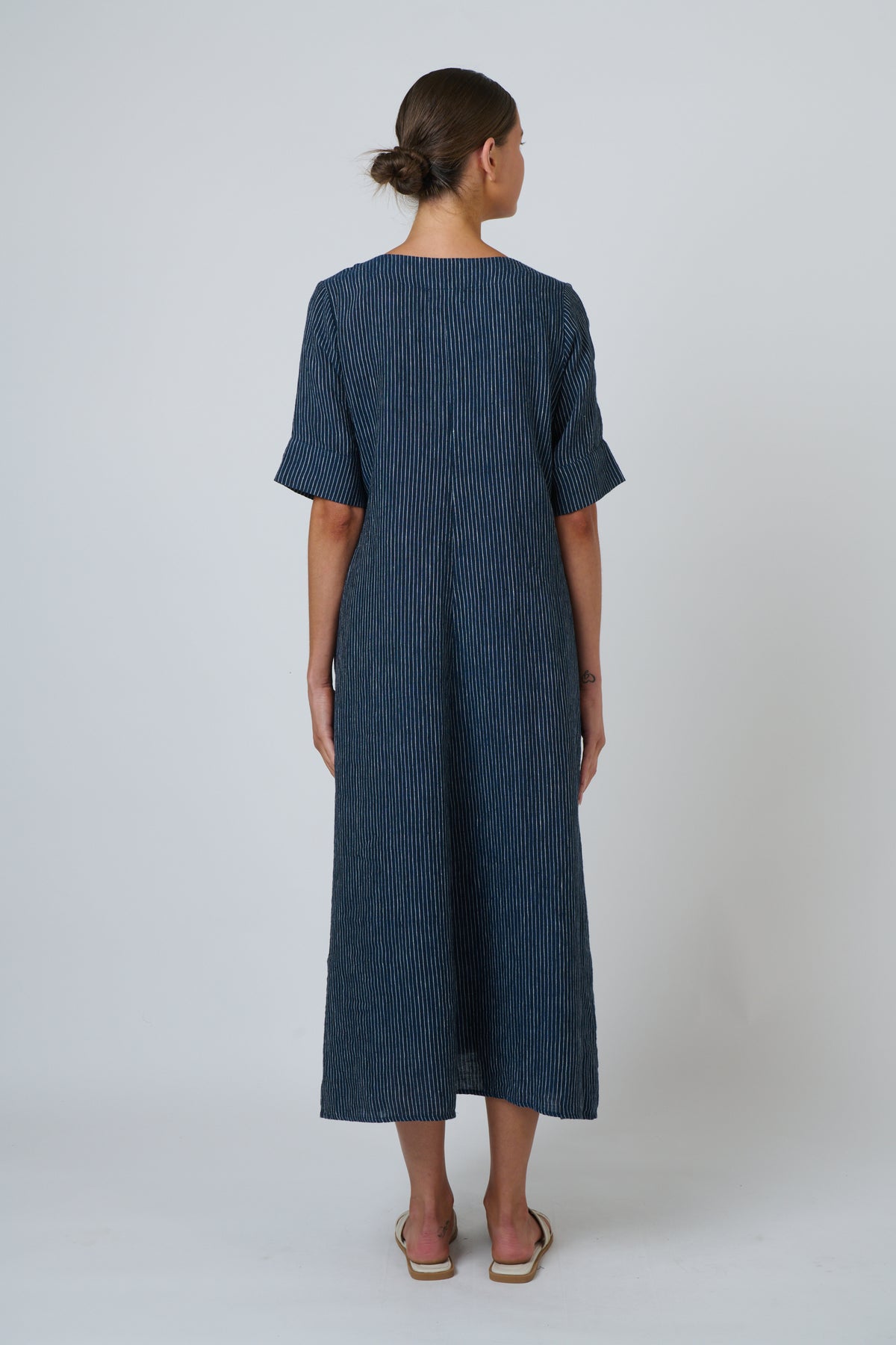 GA707 Linen Dress streamline - Naturals