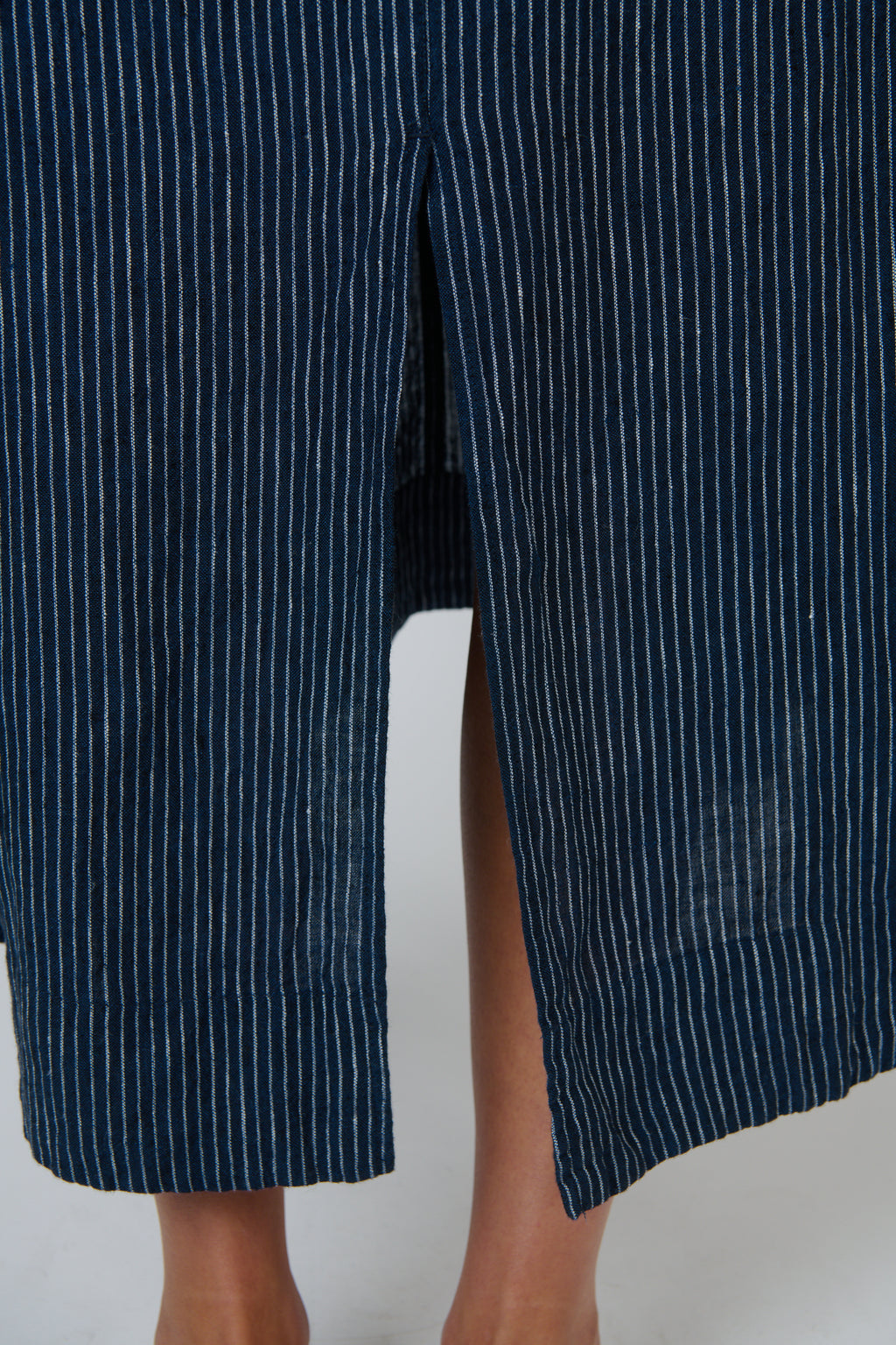 GA709 Linen Skirt Streamlined - Naturals
